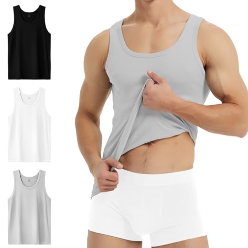 YouShow Débardeur Homme Coton Peigné Lot 3 Marcel...