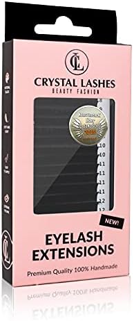Eyelashes Extreme Volume Crystal Lashes Mix 0.07 Mix 6-14 mm C, black