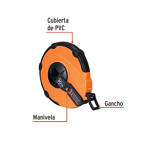 Cinta Métrica Truper TP30ME Fibra de Vidrio 30 m miniatura 2