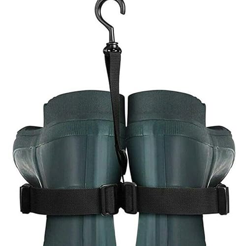 Perchas para botas de pesca GALPADA ajustables de nylon para organizar campings 4