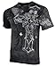 Xtreme Couture by Affliction Men's T-Shirt Battledome (M) Charcoal