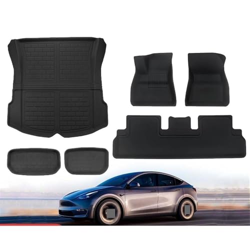 Tapis de sol pour Model Y 2017-2024 doublure protection habitacle - 2