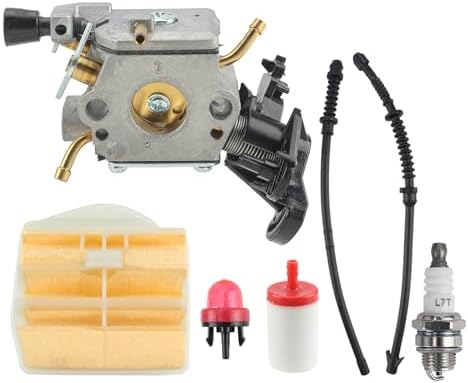 Kit Carburateur - ZAMA - C1M El37B - Compatible Husqvarna 445 450 445 E - Couleur Argent - Foto 2