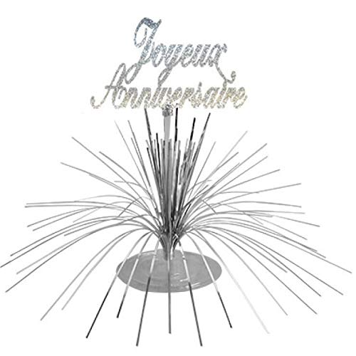surprisez-vous Centre de Table Joyeux Anniversaire (x1) REF/CDT00