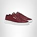 Lacoste Men's Courtderby Sneaker, Burgundy & White, 10