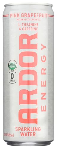 Image of Ardor Organic Pink Grapefruit Sparkling Energy Water, 12 FZ