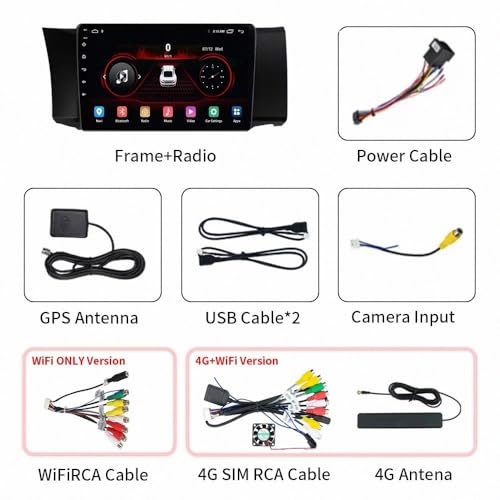 Evite multas y golpes con Carplay Android Auto Inalámbrica para Toyota GT86 con cámara trasera HD 7