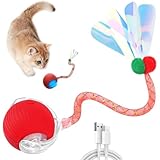 XUDUOO Cat Toys for Indoor Cats Adult, Interactive Dog Toys, Active Rolling Ball with Tail for Dogs, Rechargeable Pet Moving Toys, Automatic Pet Ball for All Floors & Carpet - Image 8