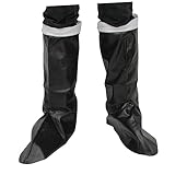 [Lurrose] ブーツカバー クリスマス用 靴カバー Pu人工皮革製 子供用 10〜13歳対象 ステージパフォーマンス 小道具 サンタクロースコスチューム