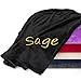 Personalized Blankets for Adults - Custom Blanket with Embroidered Name or Monogram - Soft Fleece Throw Cover for Bed & Couch - Black (40"x60")