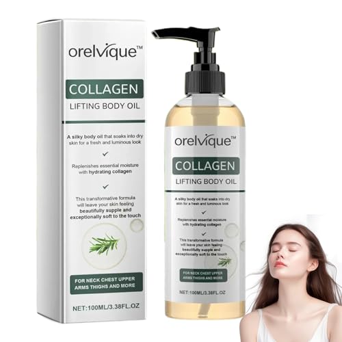 ORELVIQUE Collagen Oil for Skin Tightening Collagen Lifting Body Oil Magic Firming Body Oil Moisturizes & Smoother Skin Skin Care Oils for Full Body (1PC)