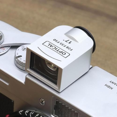 Visor óptico externo de 17 grados compatible con cámaras de película y sensor digital 2