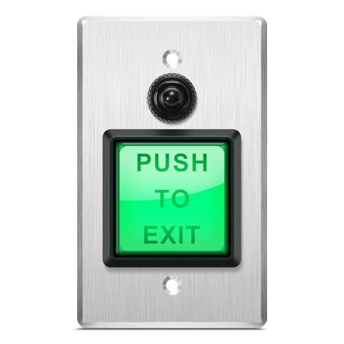 Bouton poussoir pour sortir avec bouton de verrouillage séparé briidea