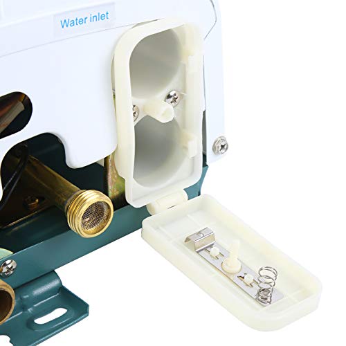 Ridgeyard Fashion 6L Portable Propane Gas Tankless Water Heater with Shower Head 6L for Cabins