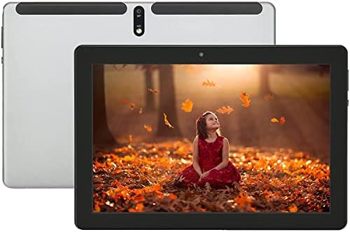 Tablet 10 pollici, Android 10, tablet CPU quad-core, 4 GB RAM, 64 GB ROM, schermo IPS HD (1280×800), tipo C, WiFi/GPS/Bluetooth 4.0, grigio (grigio)