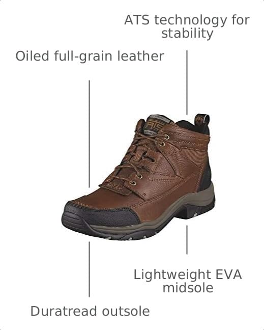 Image of Ariat Terrain Hiking Boot- Men's Leather Outdoor Hiking Boots