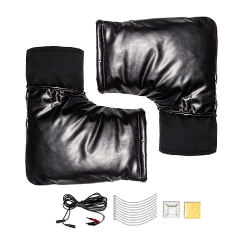 Manchons de guidon pour motoneige anti-froid avec gants de chauffage 12V pour quad