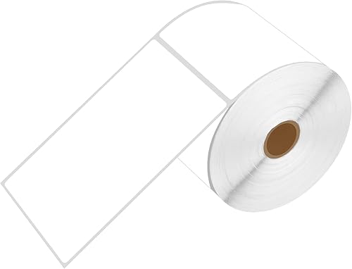 Miniatura 4 de USUPERINK 2 rollos (500 etiquetasrollo) etiquetas de papel térmico directo de 4 x 6 pulgadas, 1 pulgada, código de barras multifunción, compatible