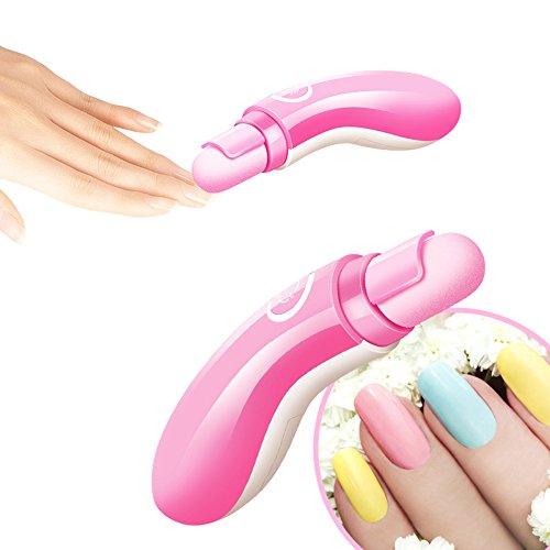 Wishesport Nail Care System -Electric Manicure/Pedicure Tool. Easily File, Buff and Shine Fingernails Nail Tools Set Nail Polisher