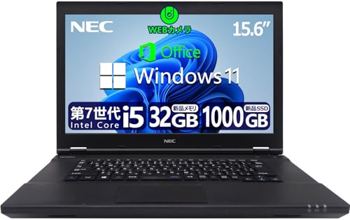 yςݕizyCPU:7Core-i5+WEBJzNEC m[gp\R VersaPro/15.6^/Win 11/MS & Office 2019/WIFI/USB 3.0/HDMI/ݒ (6)7 i5/32GB