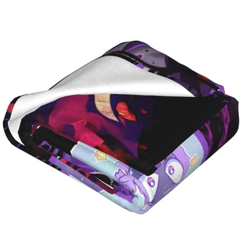 LUWEIGURO AllPurpose Cozy Throw Lightweight Plush Fleece for Home Dorm & Office Breathable Layer Durable Edging