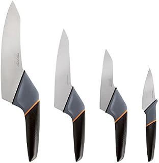 Fiskars Summit 4 Piece Knife Set, 580101-1001,Black