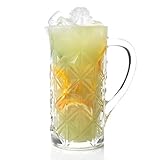 Wenn Sie Ihr Glasinventar ein wenig auffrischen möchten, ist dieser Krug eine großartige Ergänzung, die Ihrem Zuhause einen Hauch von Luxus und Glanz verleiht.