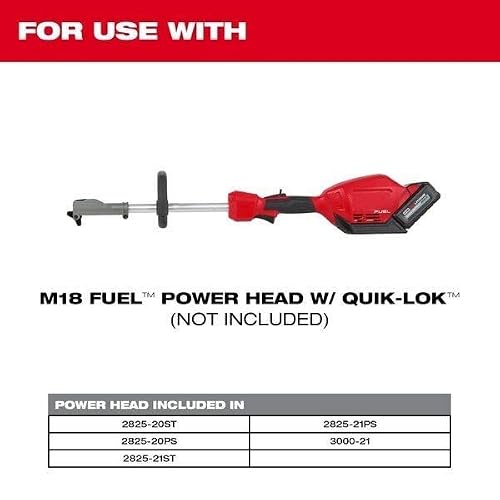 for Milwaukee 49-16-2738 M18 FUEL QUIK-LOK Brush Cutter Attachment - Thumbnail 4