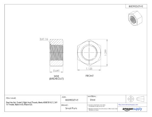 Écrou hexagonal en acier grade 8 pour fixation industrielle robuste