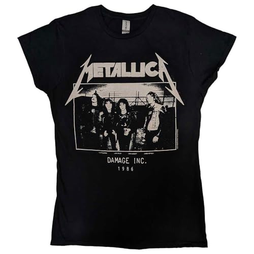 T-shirt Metallica Damage Inc Tour noir haut Masters of Puppets rock