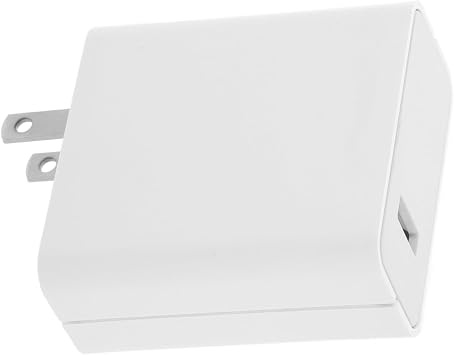 Fake Charger Safe Box for Cash Storage, Portable White Plastic