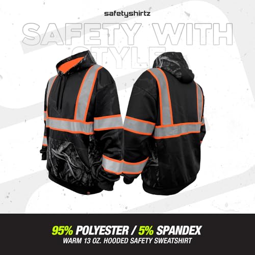 Image of SafetyShirtz SS360 ANSI Class 3 Type R Graphic Hoodie