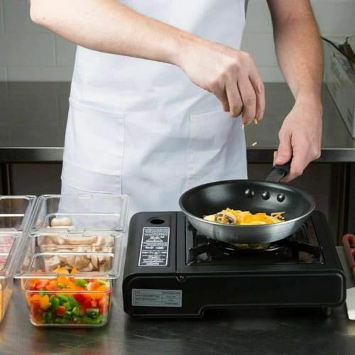 Easy Shopping Portable Camping Gas Cooker Stove Single Burner With 4 Canaister BBQ Caravan Outdoor Party Stove comes with Carry Case