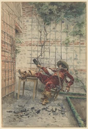 Tableau mural Alexandre Louis Leloir pour habiller un grand mur vide de chambre