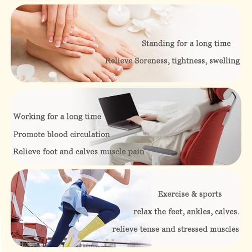 Masajeador de pies 6D con calor, masajeador inteligente para pies y pantorrillas, 3 niveles de intensidad, masaje profundo para fascitis plantar y alivio del dolor, regalos para mujeres y hombres miniatura 6