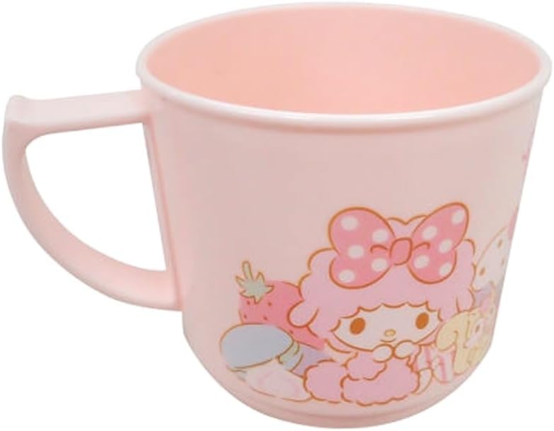 Sanrio My Melody Hand Cups Polypropylene 7.2 × 7 × 9.8 cm 240ml Dinnerware Drinkware Saucers Kitchen (Sweets)