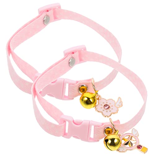 Collares de gato minkissy con cadena ajustable de algodón para perros pequeños pack de 4 7