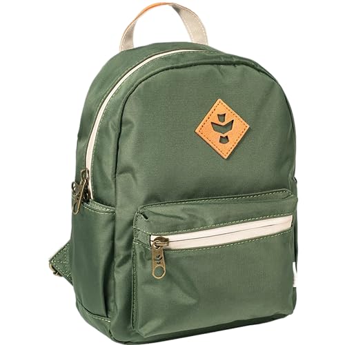 Revelry Supply Shorty Mini - Smell Proof, Water Resistant, Lockable - Backpack 7.4l Green