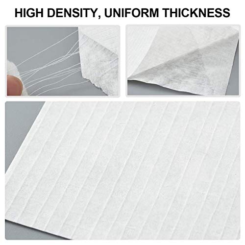 Popetpop Cat Litter Box Liners 100Pcs Disposable Bird Cage Liners Papers Non-Woven Absorbent Parrot Cages Cushion Pad Mat Accessories (White) Bird Paper Pad #TOP1
