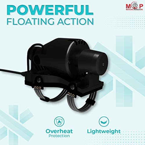Image of MCP Powerful Black Electric Handheld Double Speed Floating Action Massager for head, body & Scalp pain relief (Black)