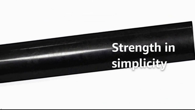 Image of Plastic Rod HDPE High Density Polyethylene Round Plastic bar, Black 30mm Diameter x 300mm Long Grade A PE 500