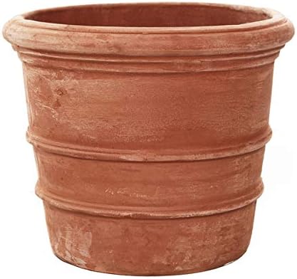 Round Wood TradingTerracini Florentine Plant Flower Pot, Terracotta, 40 cm