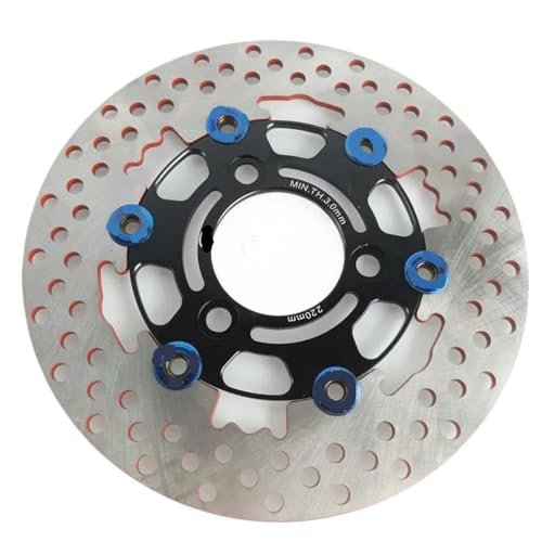 Disque de frein pour moto et scooter 220mm avec design rotor en étoile