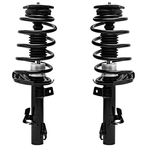 Image of Detroit Axle - Front End Kit for 2012 2013 2014 2015 Mazda 5, Front Struts w /Coil Spring Rear Shock Absorbers Sway Bar Links Replacement