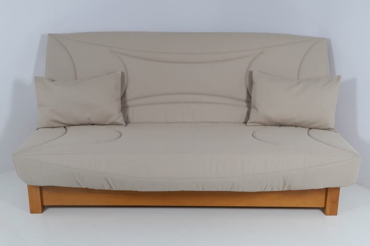 Housse CLIC CLAC 130x190 matelassée Mastic : finis les plis et les taches
