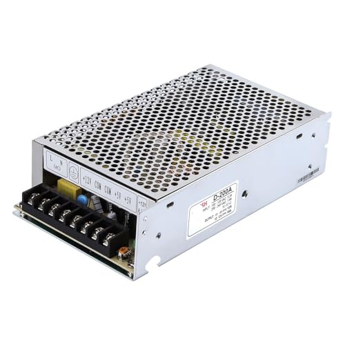 Alimentation à découpage D-200A double sortie 5V et 12V pour circuits électroniques