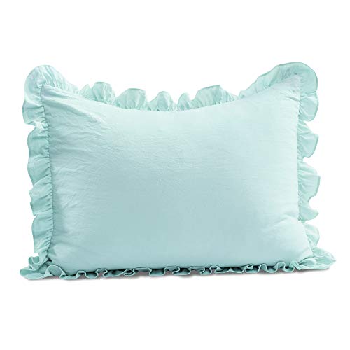 Lush Decor Lush Décor Allison Ruffle Skirt Bedspread Aqua Shabby Chic Farmhouse Style Lightweight 2 Piece Set Twin Xl, #TOP3