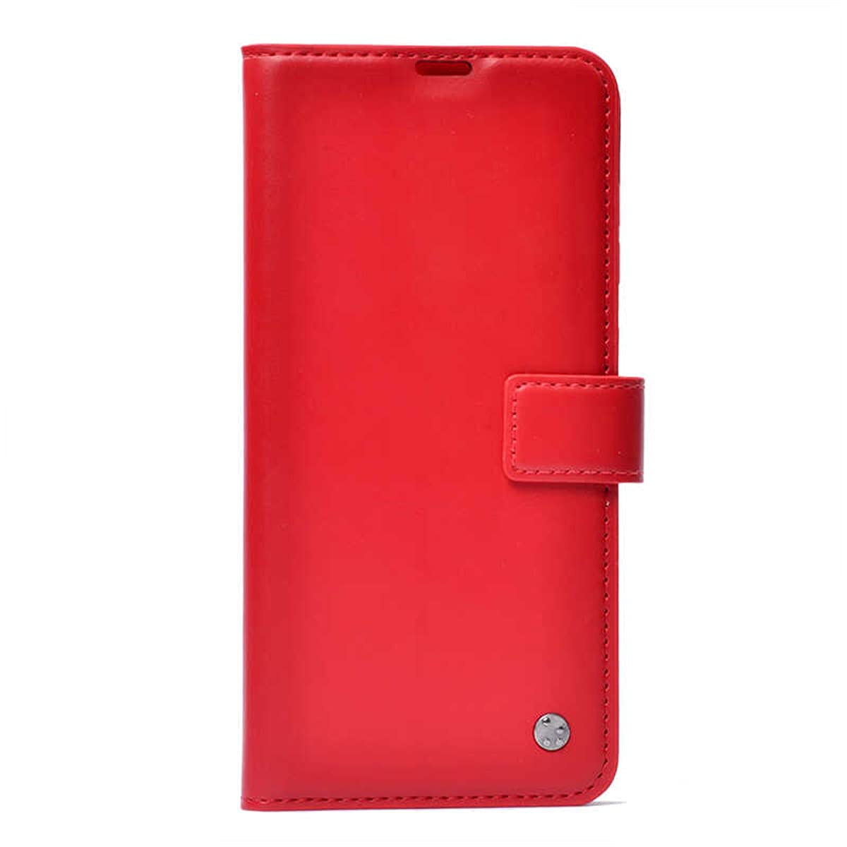 Zore Apple ile uyumlu iPhone 12 Pro Max Kılıf Kar Deluxe Kapaklı Kılıf Kırmızı