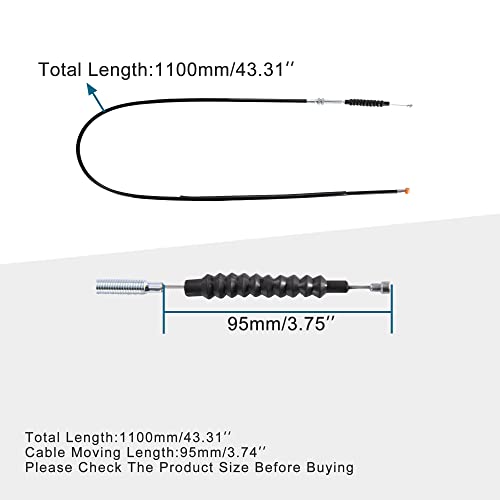 Goofit 43.31" Clutch Cable For 50Cc 70Cc 90Cc 110Cc 125Cc 150Cc Dirt Bike #TOP1