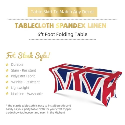 Nappe Royaume-Uni rectangulaire en polyester lavable pour banquet et restauration